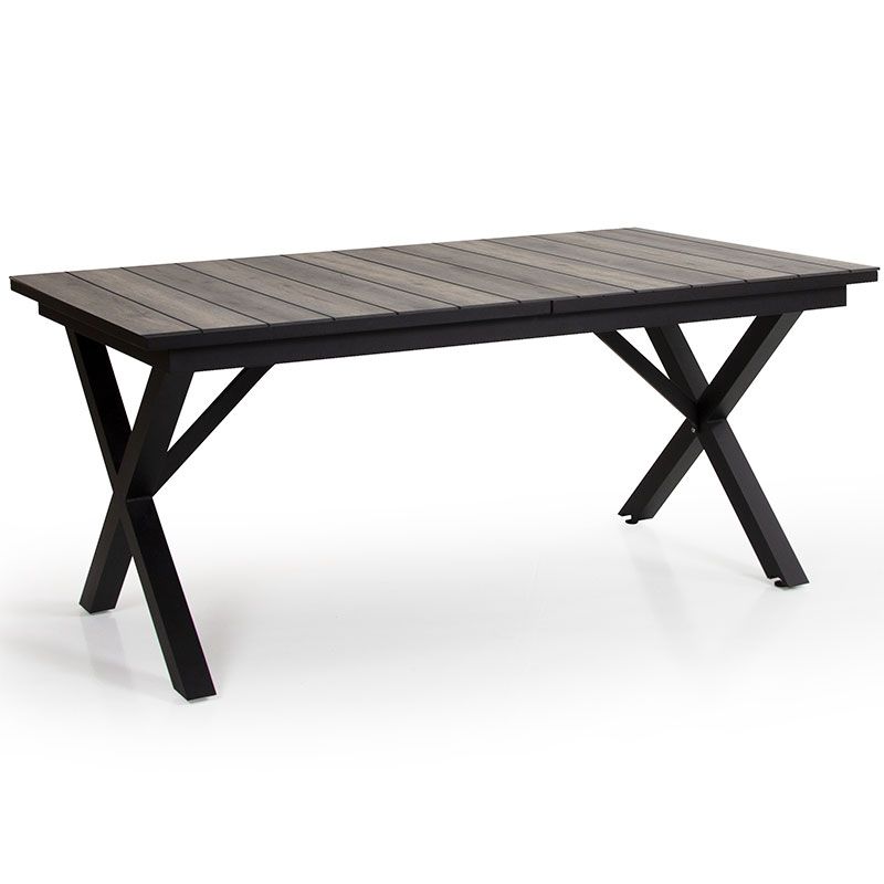 Brafab, Hillmond Spisebord 100x166-226 cm svart/natur