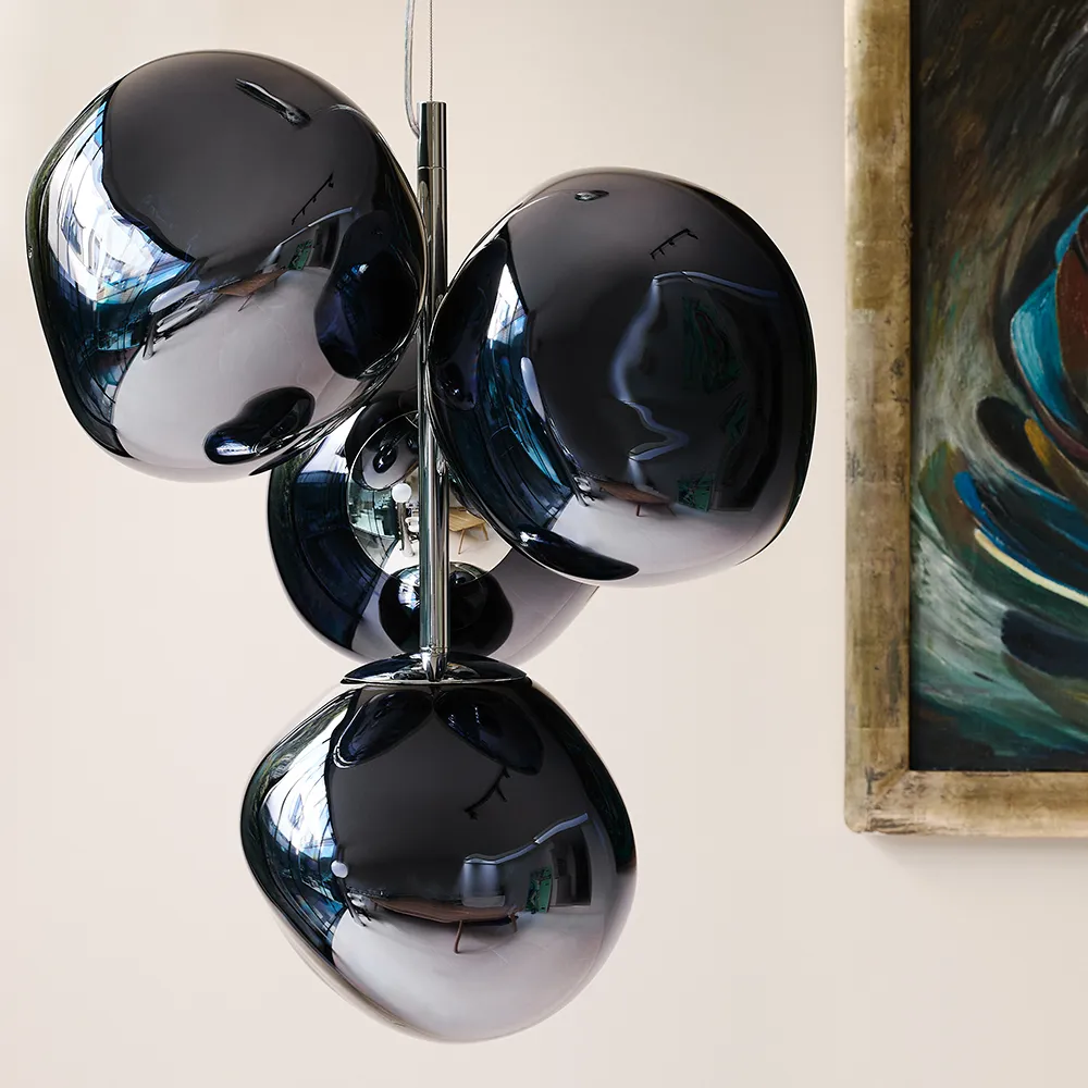 Melt Chandelier Mini Smoke LED