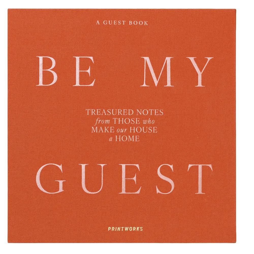  Gjesteboken Pink Be My Guest