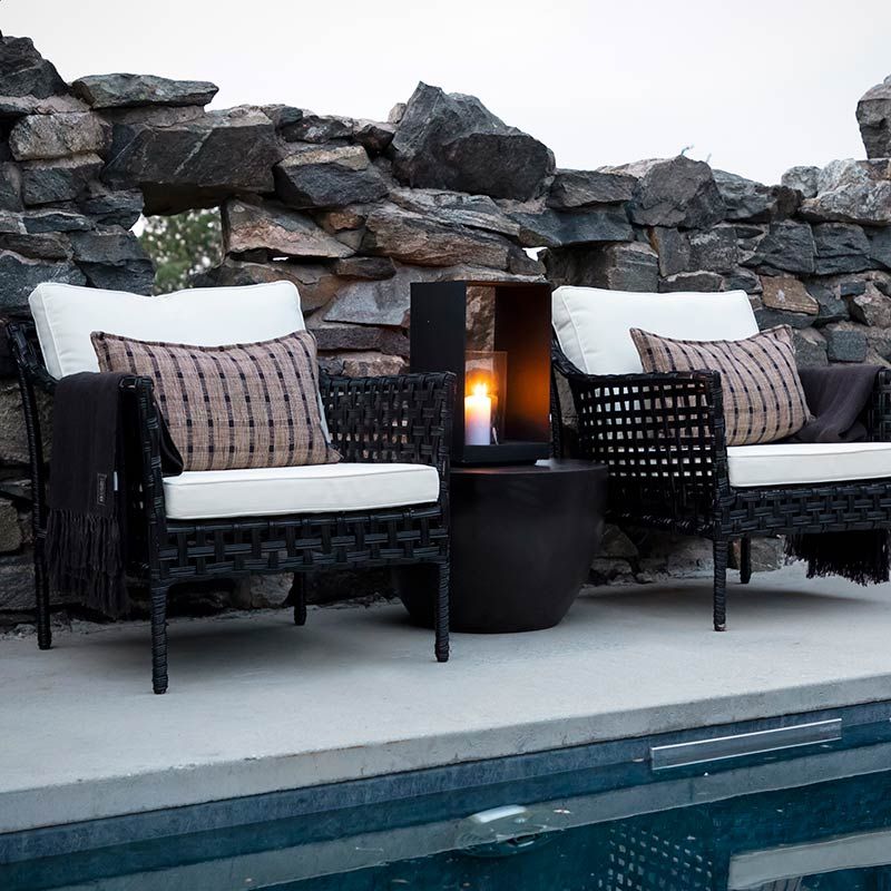 Santa Monica lenestol i kunstrotting Artwood