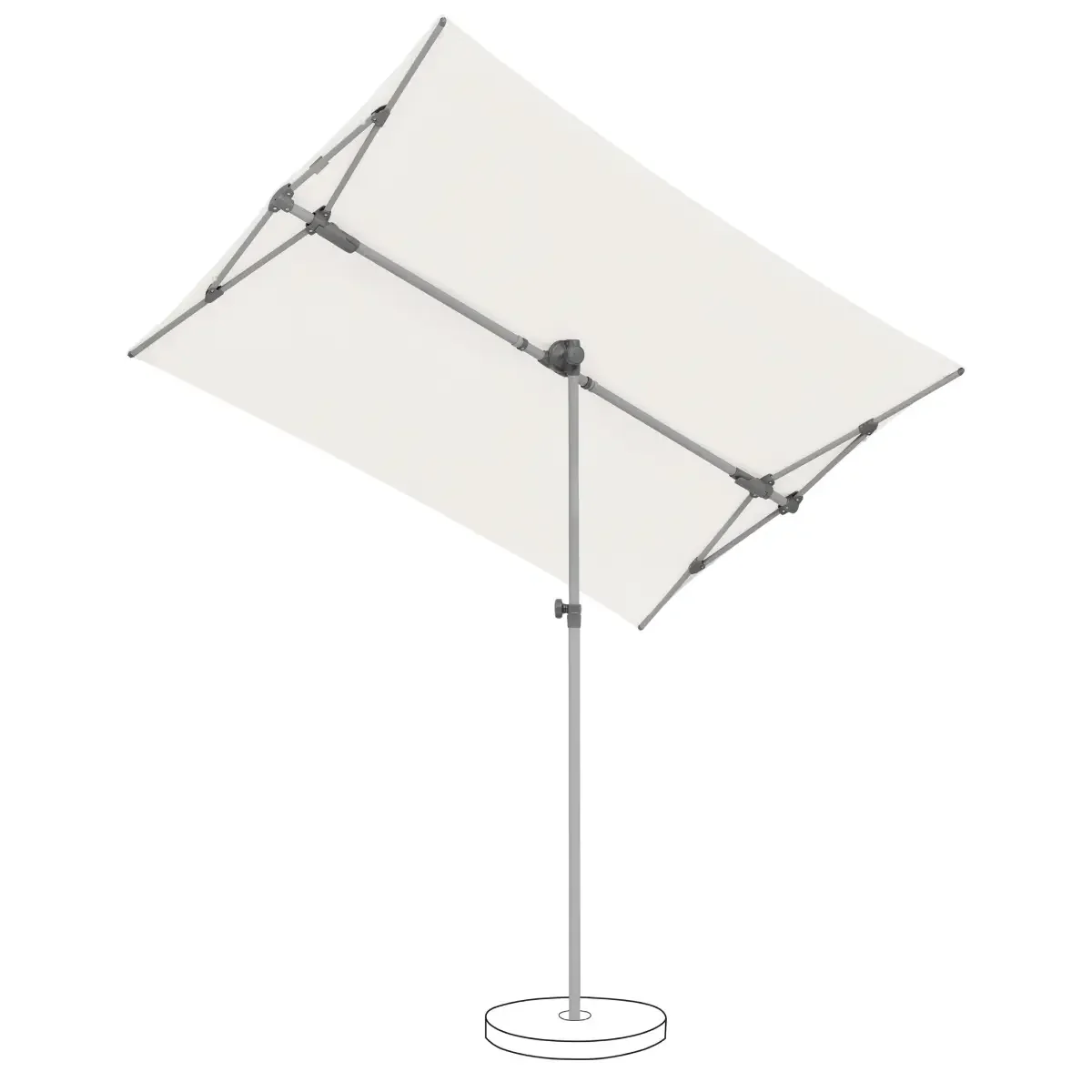 Flex Roof 195 x 140 cm, farge Sand White, Glatz