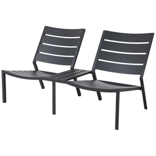 Delia Duo sofa antrasitt Brafab