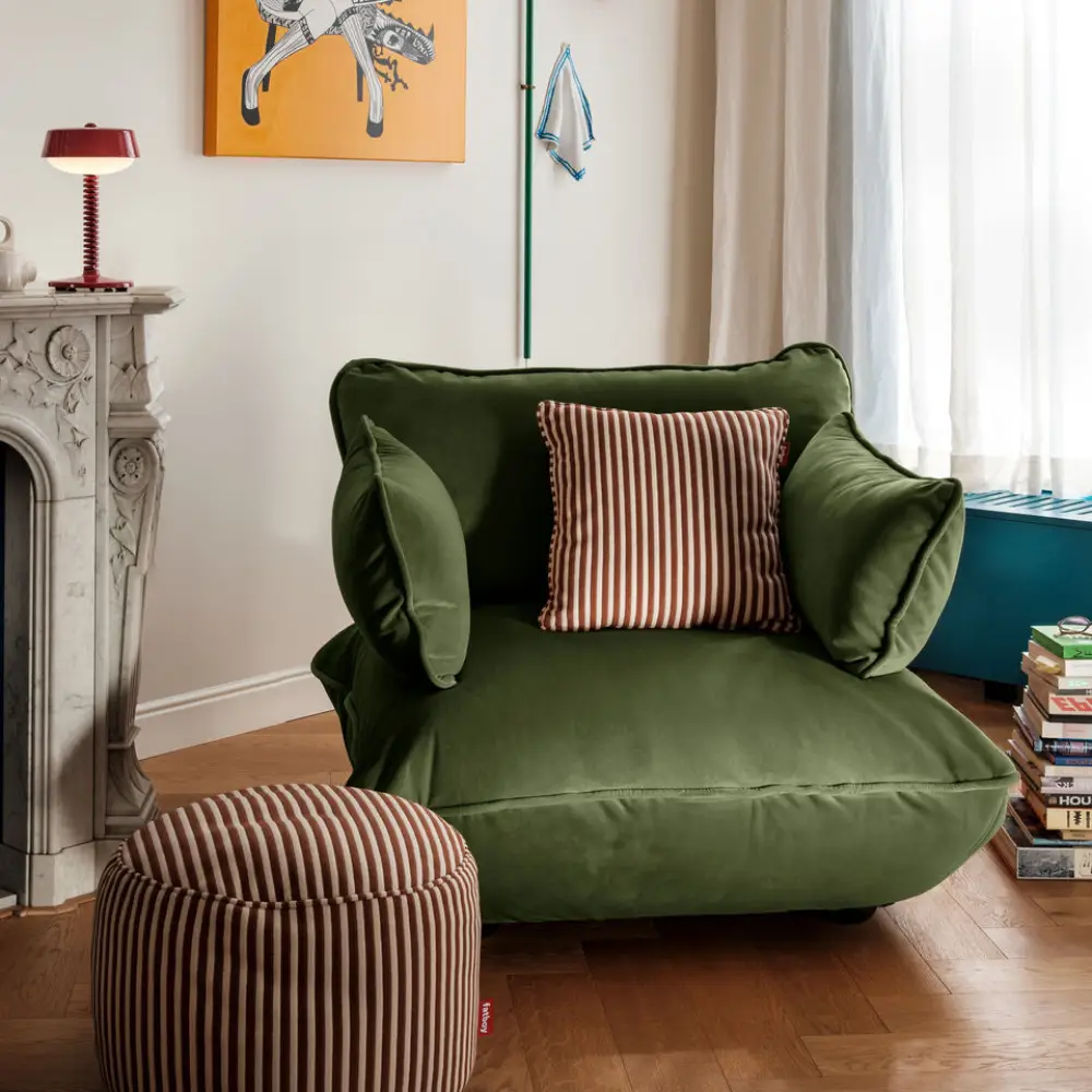 sumo armlene velvet recycled deep green