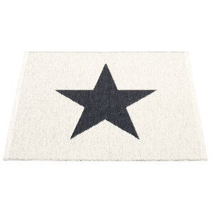 Viggo matte 70x90 cm small black / vanilla 