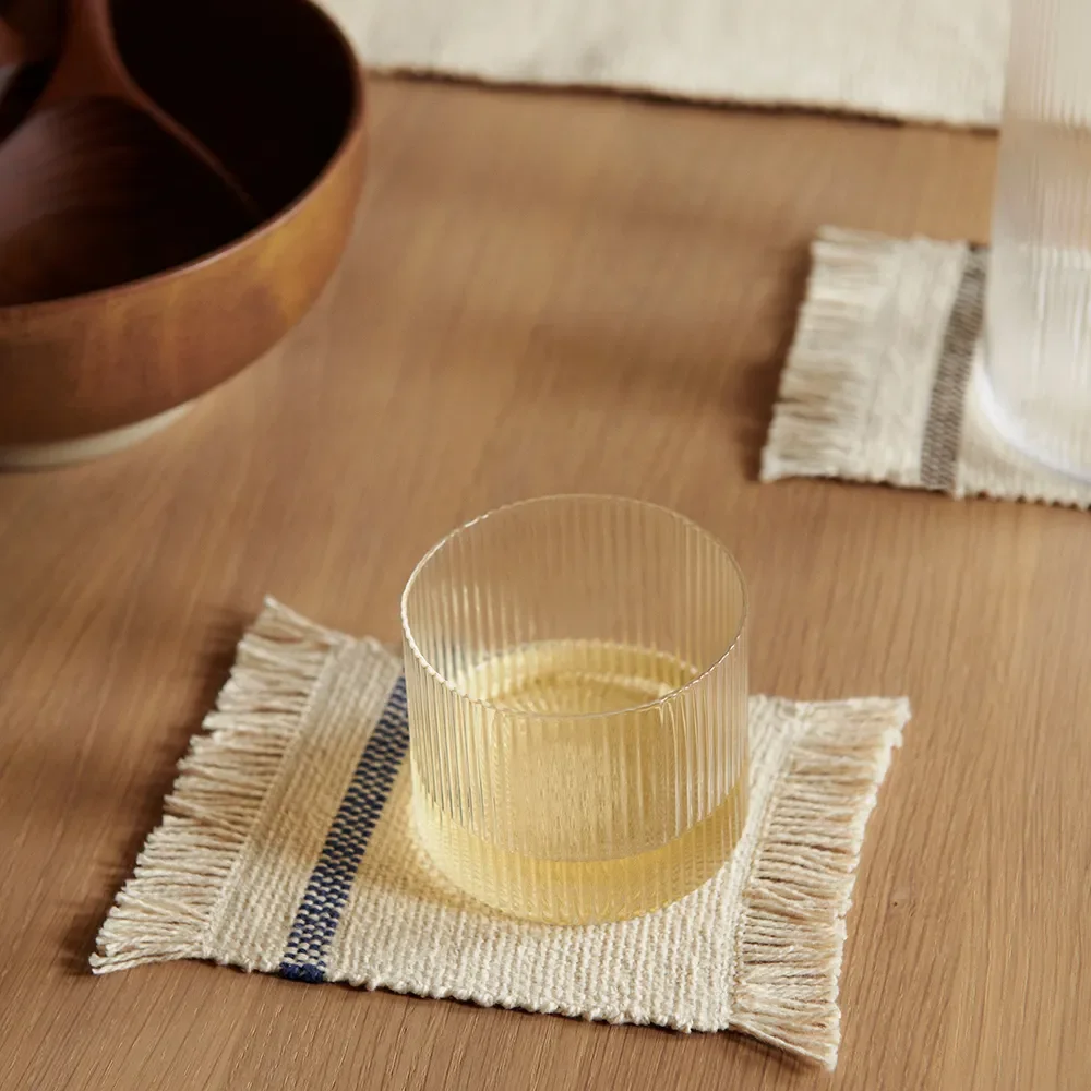 Ripple Lavt glass 4-pakning- Clear