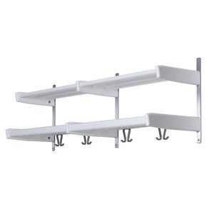 Meja Hattehylle 115 cm 2 hyller Hvitlakkert bjørk