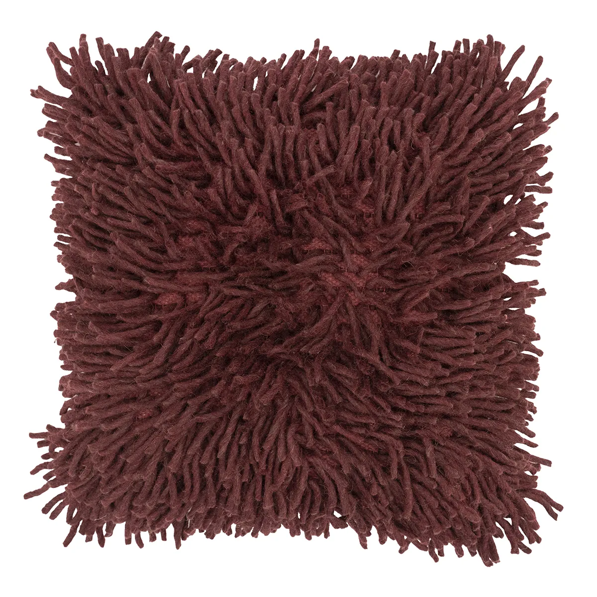 By-Boo, Pyntepute i bomull Moppy Burgundy 50x50 cm