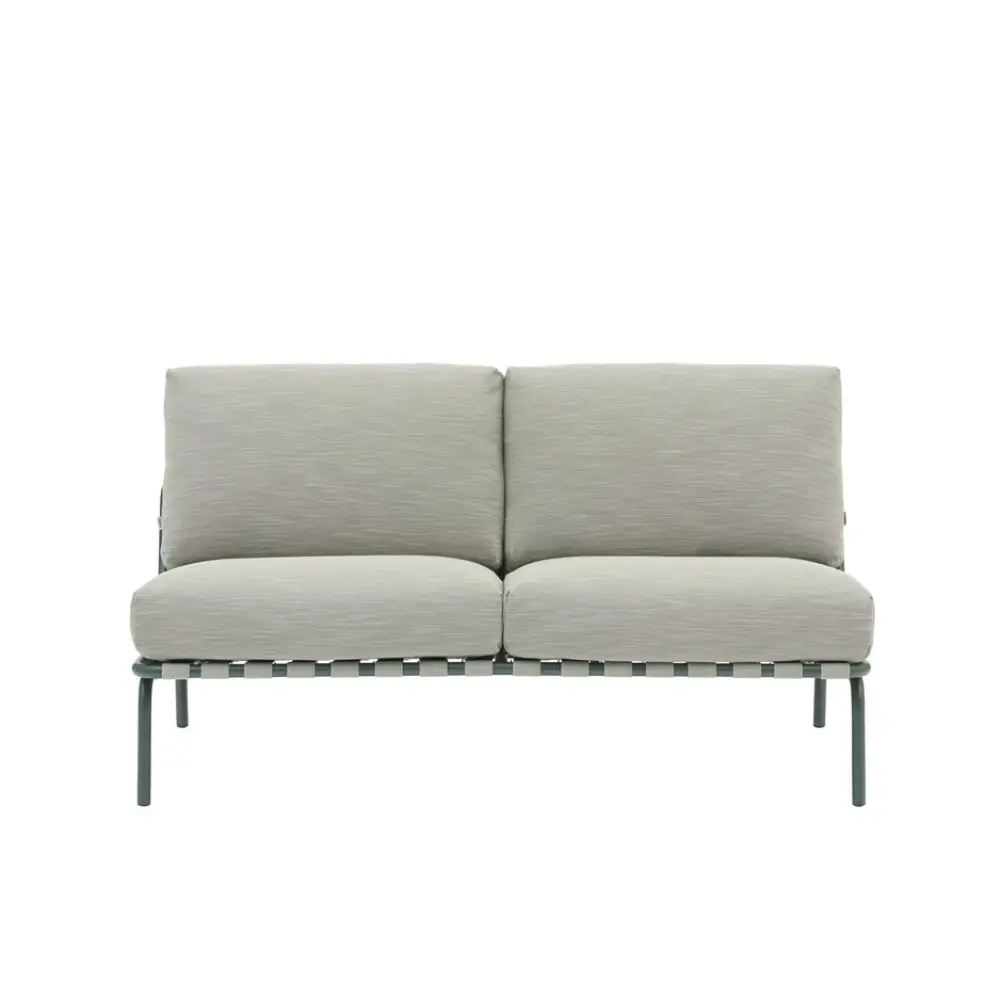 Muuto, Lounge Sofa Settle 2-seater Ribbed Weave 2/Dark Green Muuto, Lounge Sofa Settle 2-seater Ribbed Weave 2/Dark Green