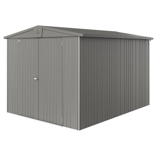 Europa Hageskur størrelse 6 metallic kvartsgrå Biohort