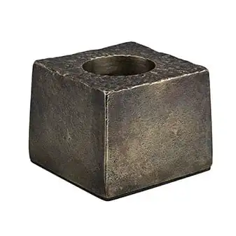 Lyslykt Tealight liten Brass Antique Artwood