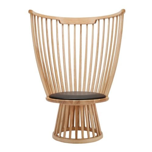 Fan Lounge stol Natural