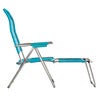 Spaghetti solstol i turquoise aluminium