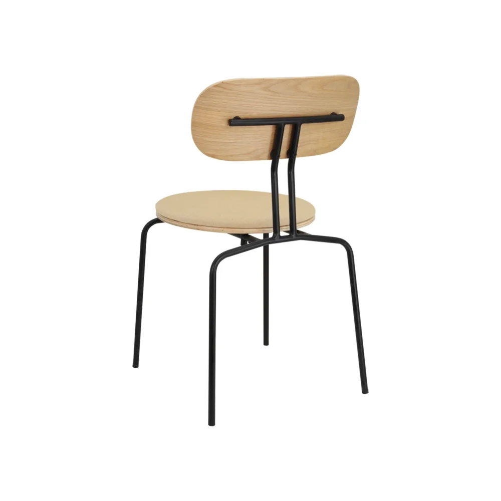 Curious spisestol eik/svart metall Summer Shine