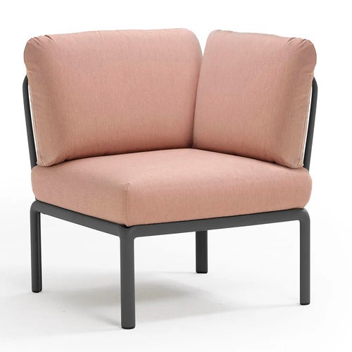 Komodo horndel Antracite - Rosa Quarzo