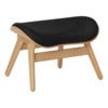 A Conversation Piece Ottoman Fotskammel Oak/Umage Leather Black