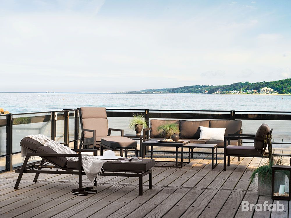 Belfort sidebord 50 x 50 cm hvit Brafab