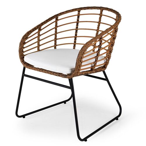 Covelo spisestol natur/hvit Brafab