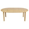 Comfort Circle Spisebord med uttrekk 132-202x132 Oak