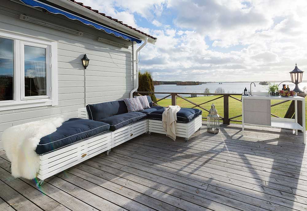 Bara Vara divan hvid 