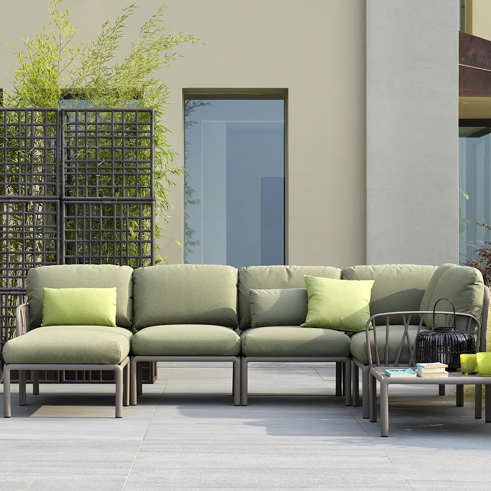 Komodo 5 hjørnesofa Tortora - Canvas Sunbrella