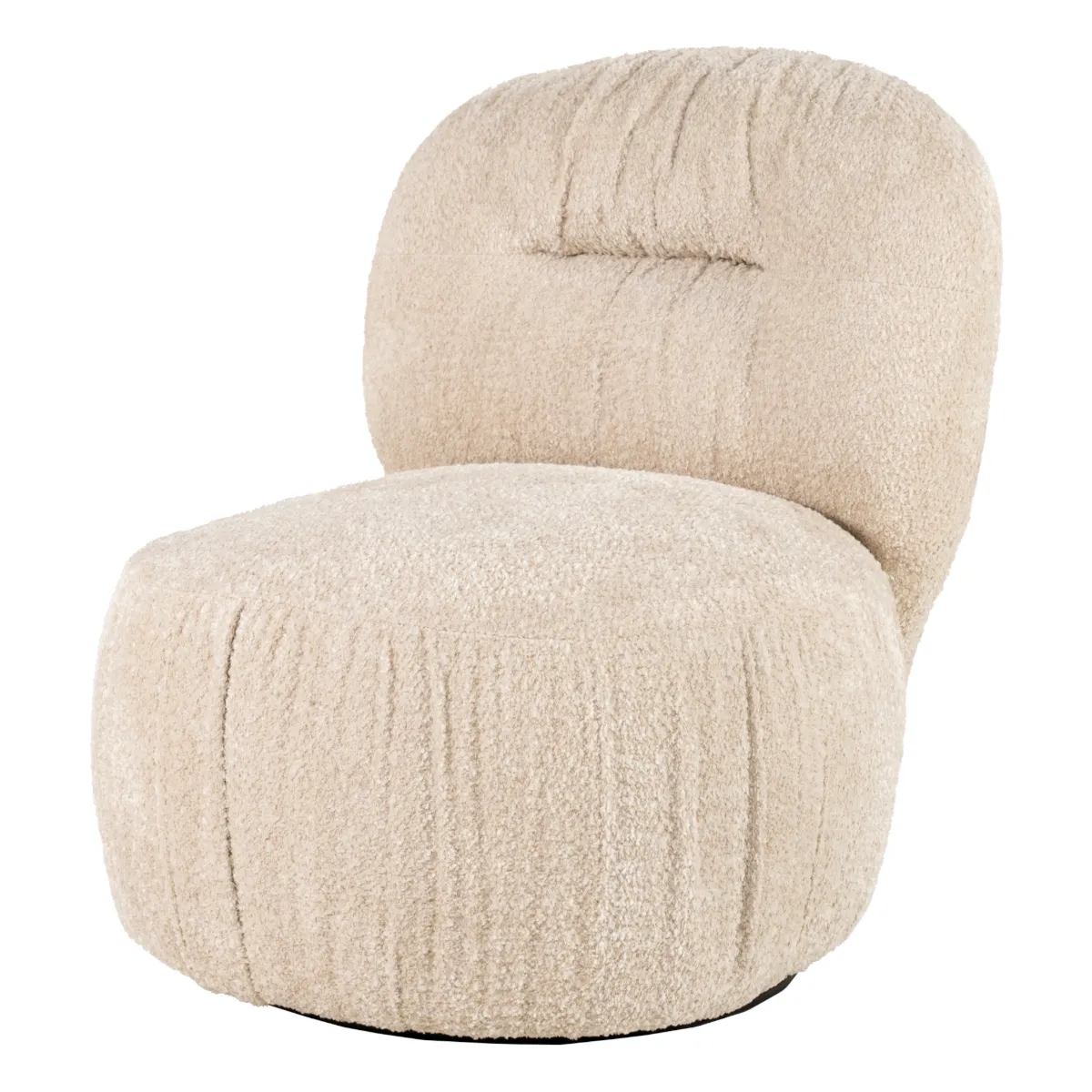 Roux loungestol 72x91x76,5 cm polyester beige