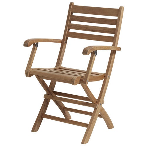 York folde Karmstol teak 