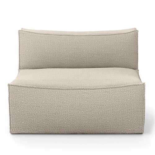 Catena Sofa Center L100 - Wool Boucle - Natural