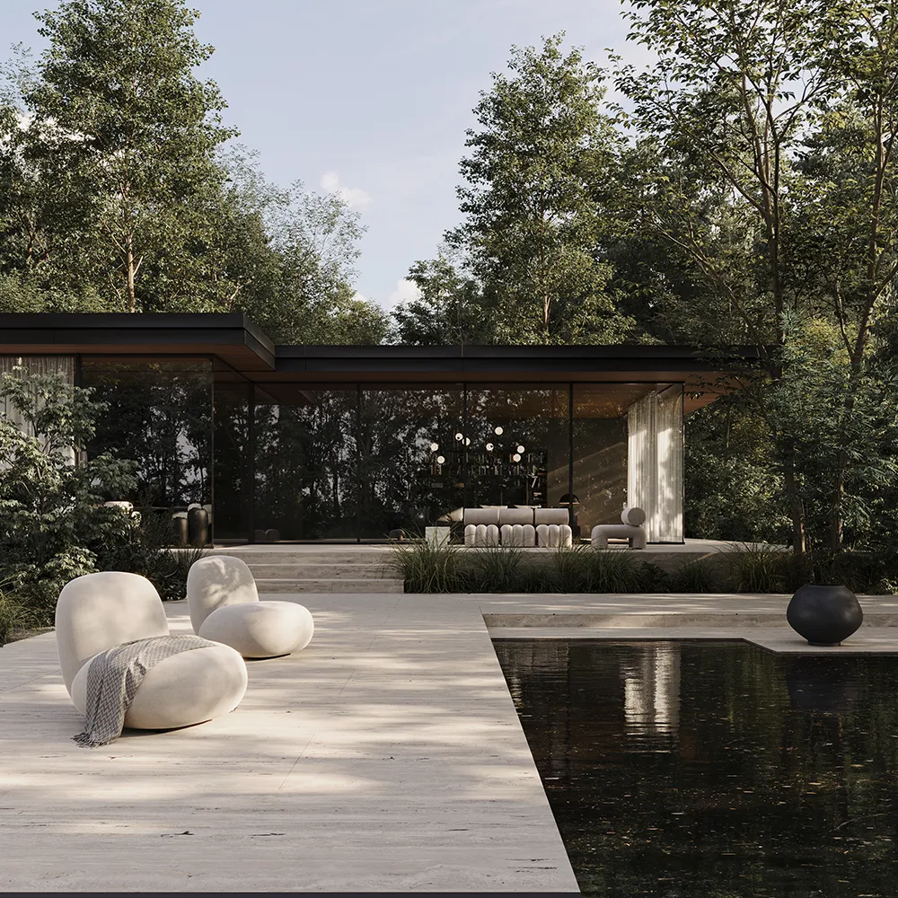 Toe lenestol Flat - Warm Ash