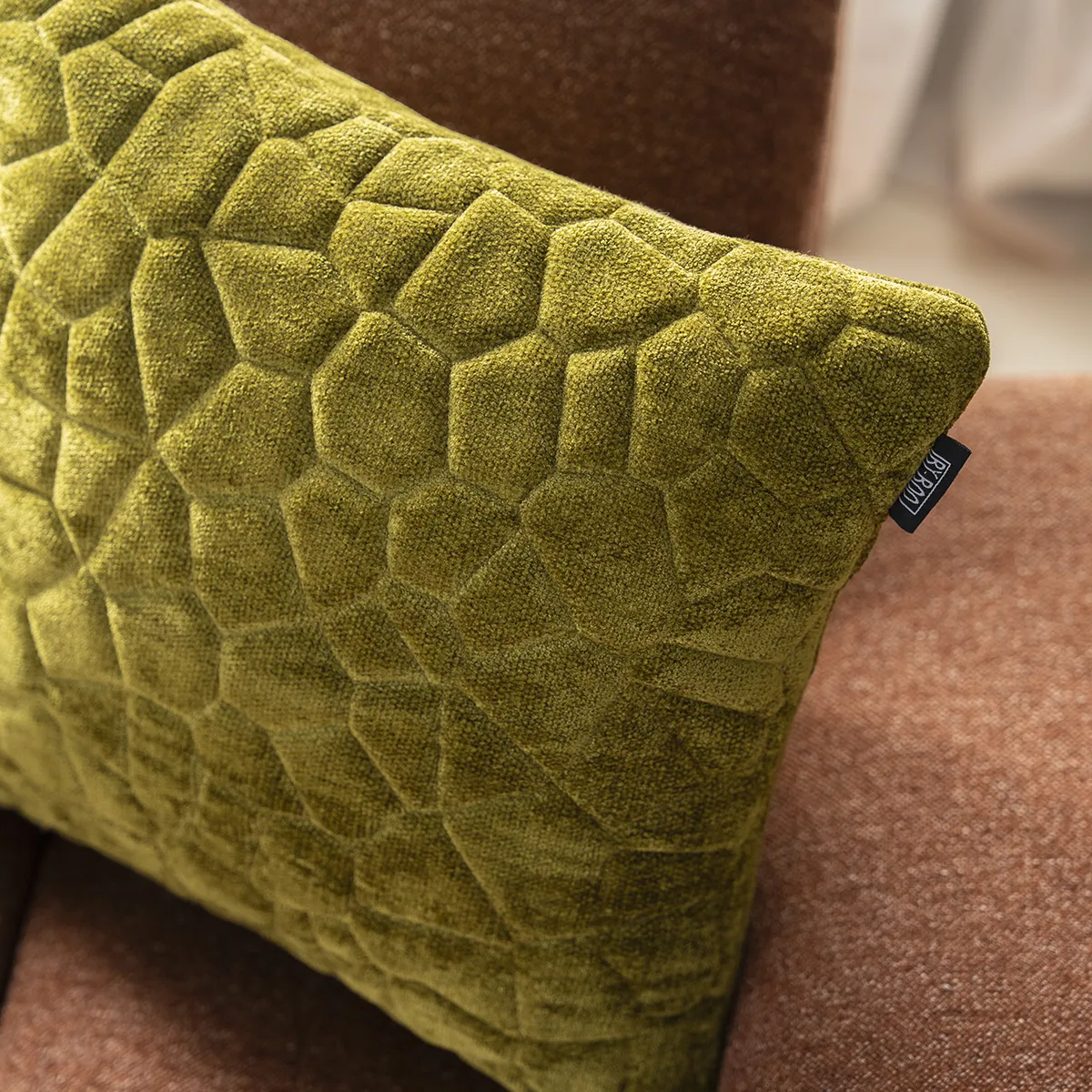 Pyntepute Stitch Green 45x45 cm