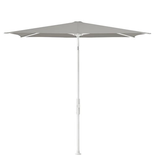 Twist parasoll 210x150 cm matt white Kat.5 558 Steel