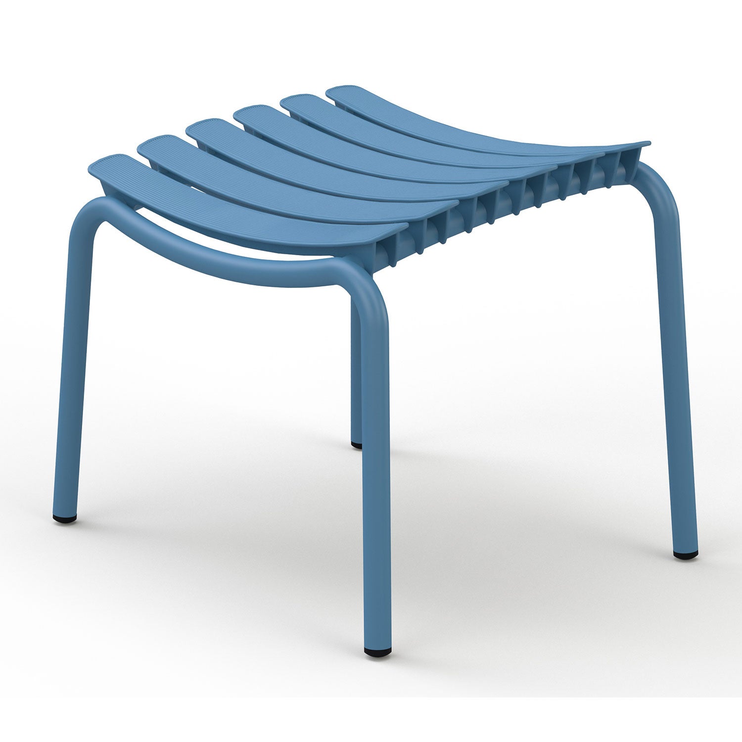 Reclip fotskammel blå aluminium