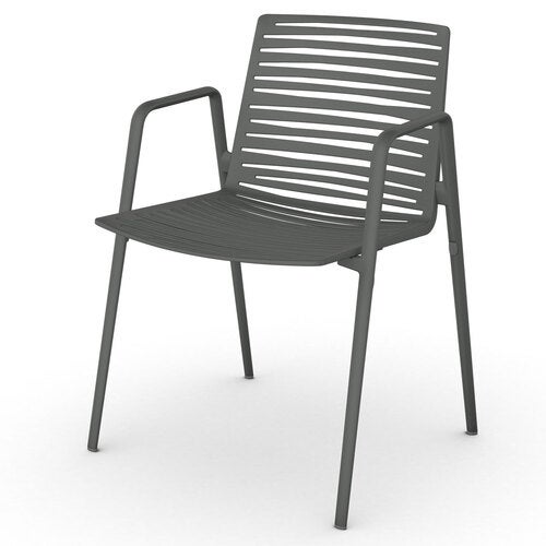 Zebra lenestol Metallic Grey