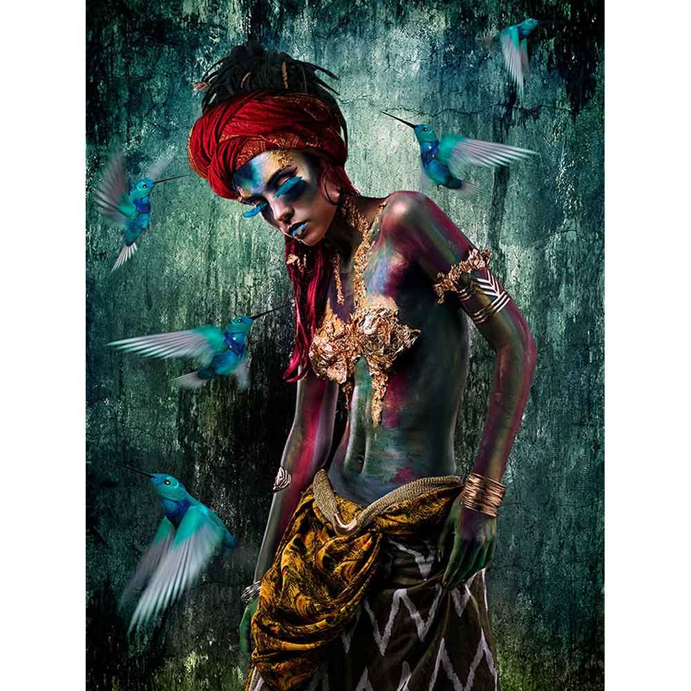 Veggdekorasjon Kolibri 100 x 150 cm Artwood