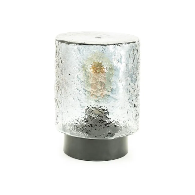 Silon 18x18x24 cm glass svart