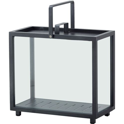 Lighthouse Lyslykt Grå Rektangulær