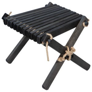 Lilli fotskammel Pine Oiled Black 