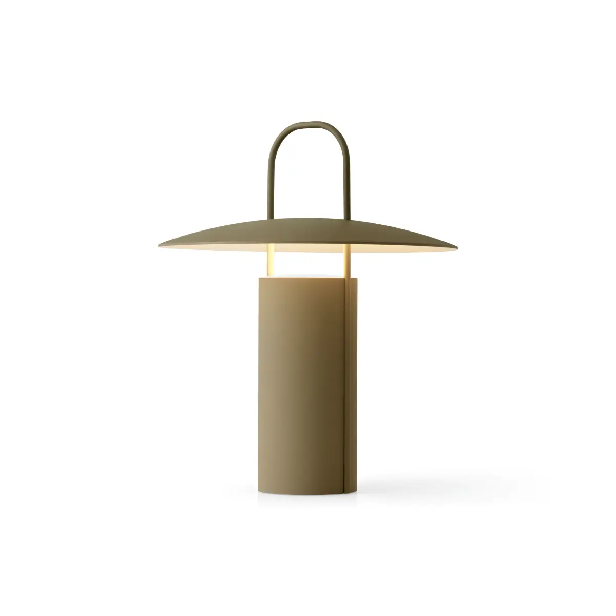 Ray Bærbar lampe Aluminium Dusty Green