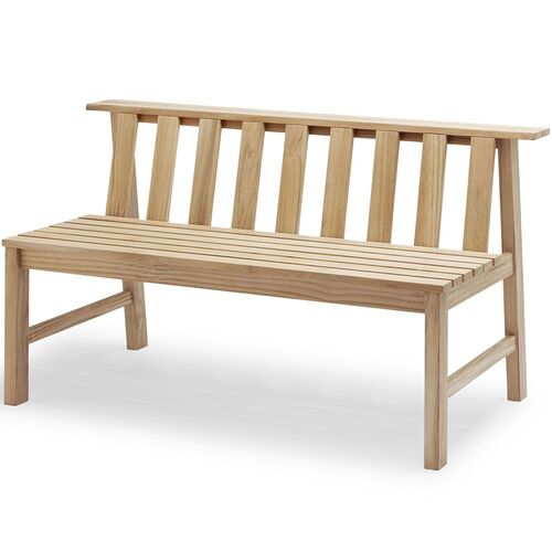 Planksofa i teak 144 cm