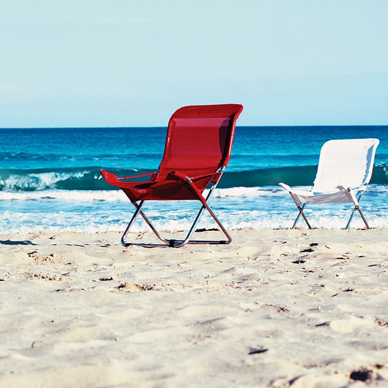 Fiesta hvilestol svart aluminium