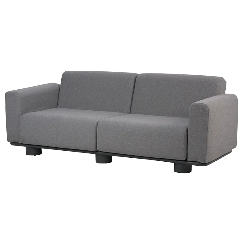 Bolster sofa Antracit / Teddy Grey