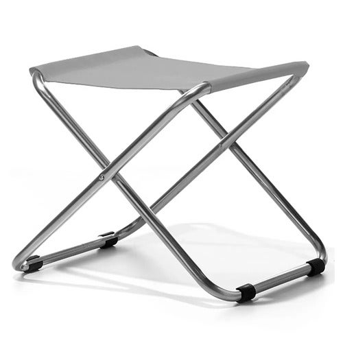 Chico fotpall grå aluminium/textilene