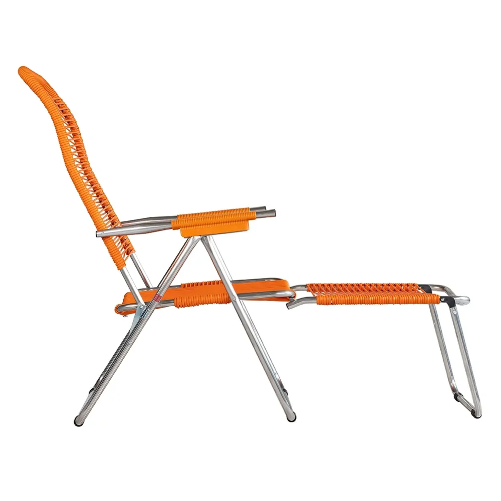 Spaghetti solstol orange aluminium