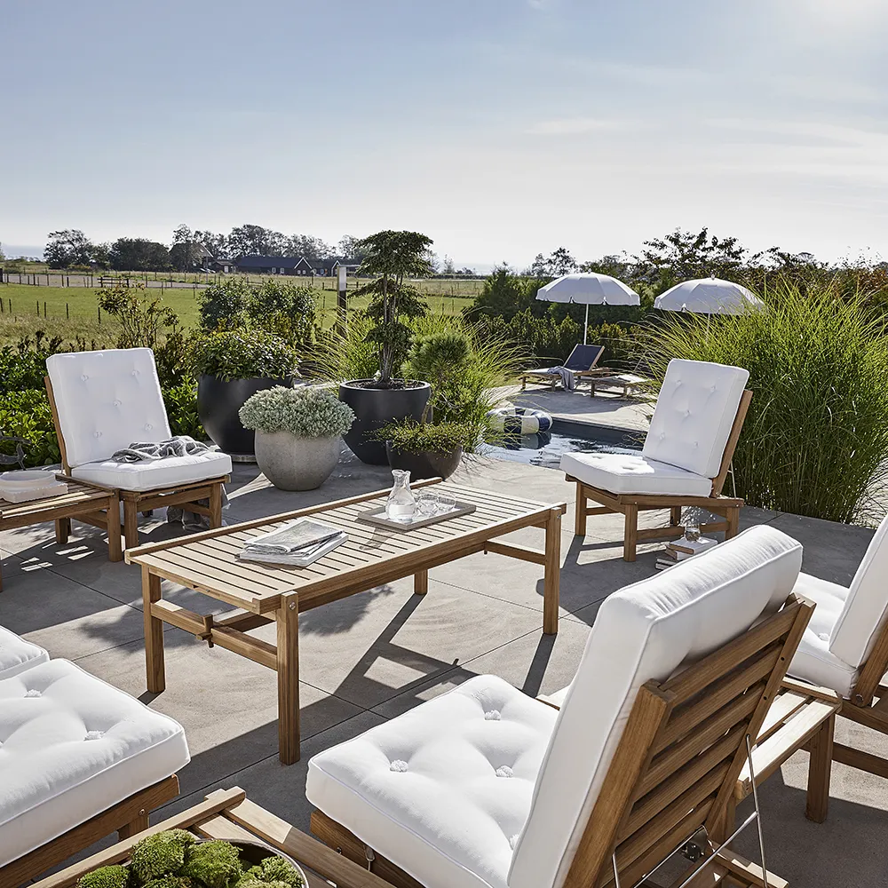 Lenestol Byggbar teak