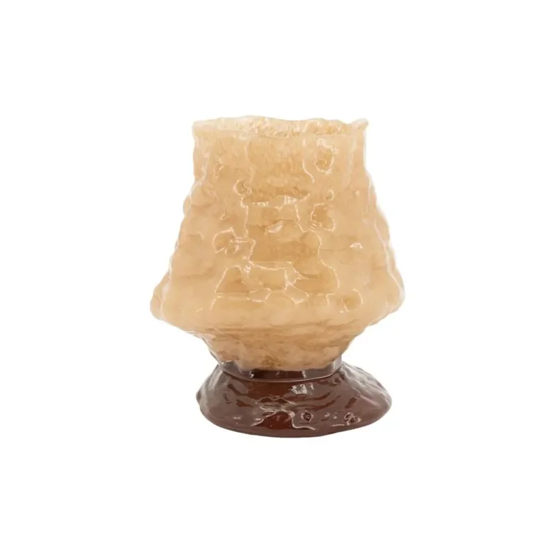 Melte small 14,5x14,5x15,5 cm Glass light brown