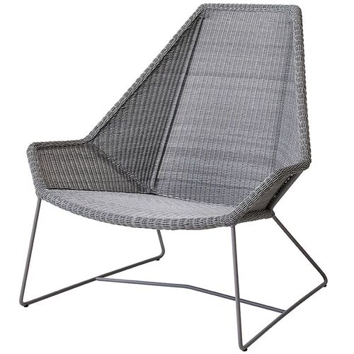 Breeze Lounge lenestol lysegrå 