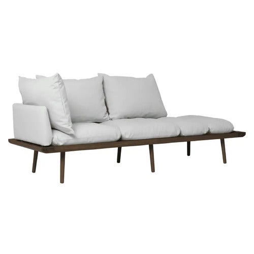 Lounge Around 3-seters sofa Dark Oak/Sterling