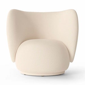 Rico Lounge Lenestol Wool Boucle - Off-white