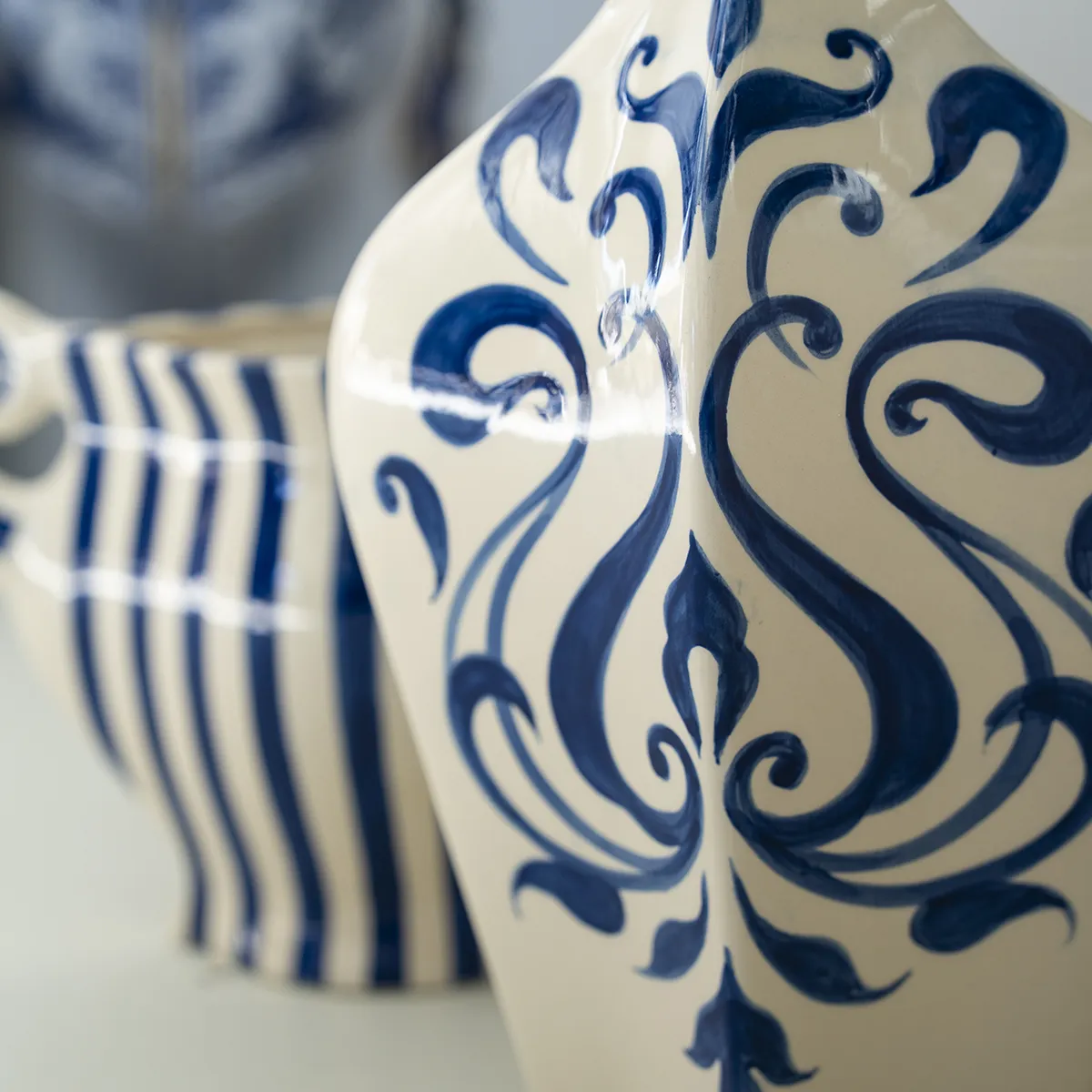 Dekorasjonsvase Blu 1 H50 cm