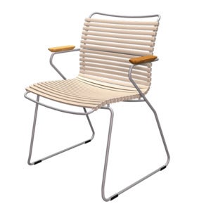 CLICK Rammestol Beige/grå/Bambus