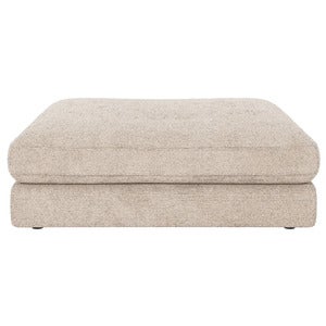 Duncan fotskammel stoff Robin lysegrå